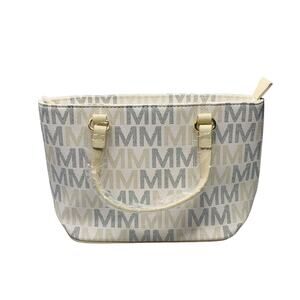 MKF Collections by Mia K Satchel Handbag, Tayla White, Vegan Leather